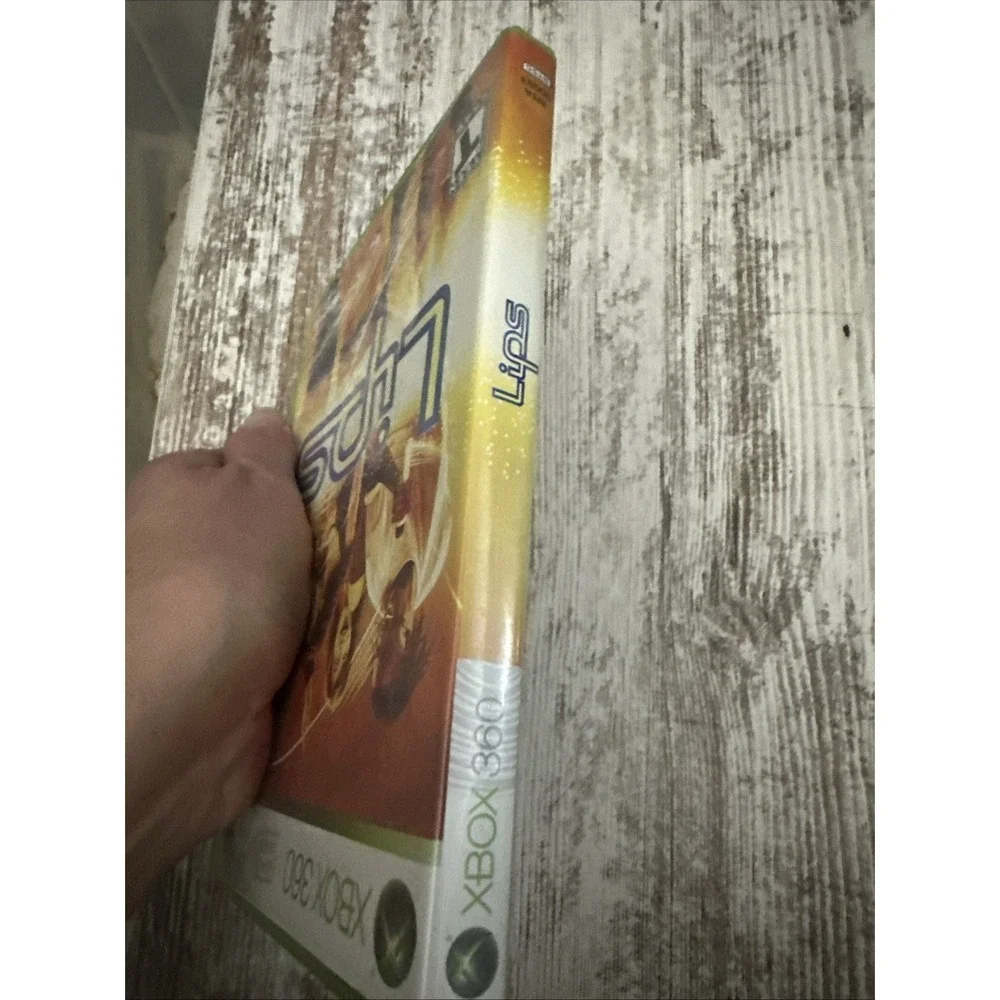 Lips (Xbox 360,‎ 2008) + Manual and Song Card Xbox Live Used